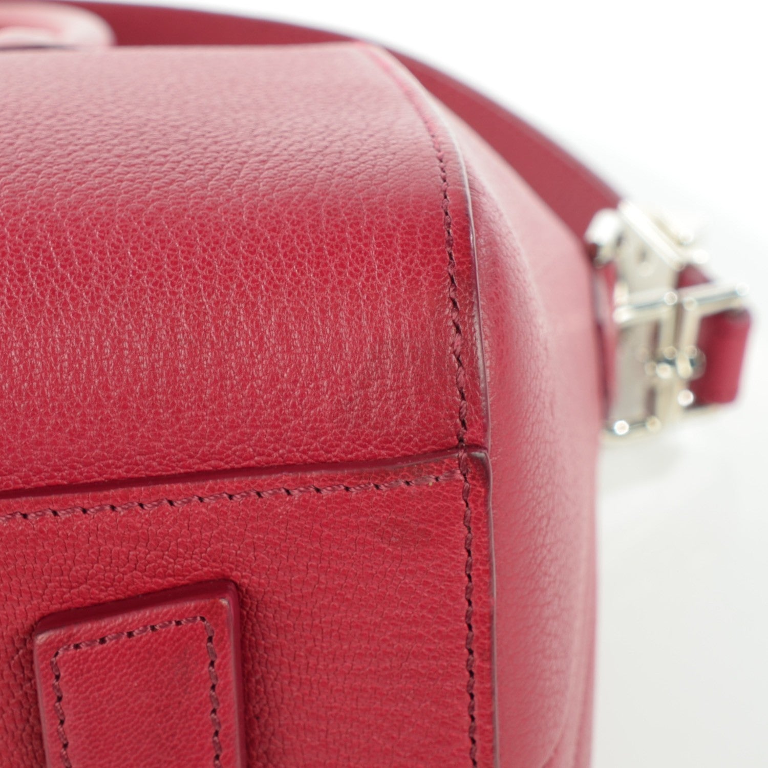 Givenchy Sugar Goatskin Small Antigona Raspberry 11 of 12