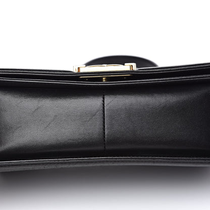 Chanel Lambskin Quilted Medium Boy Flap Black 10 of 16