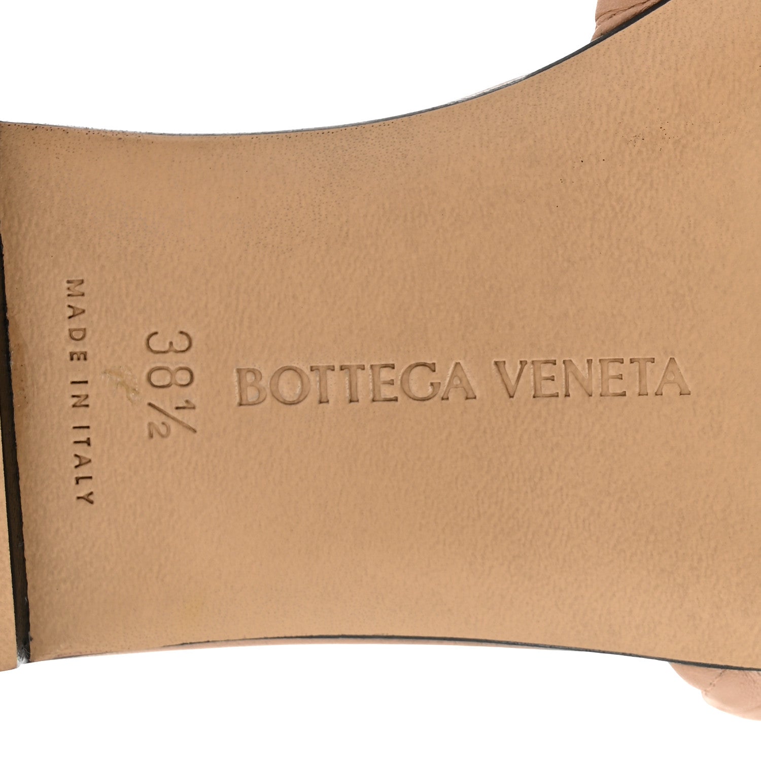 Bottega Veneta Nappa Matelasse Padded Flat Sandals 38.5 Cipria 7 of 10
