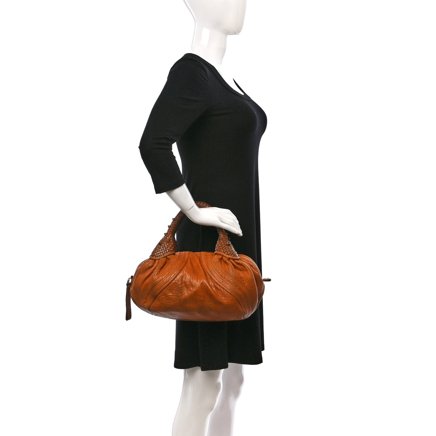 Nappa Nuvolata Spy Bowler Cognac