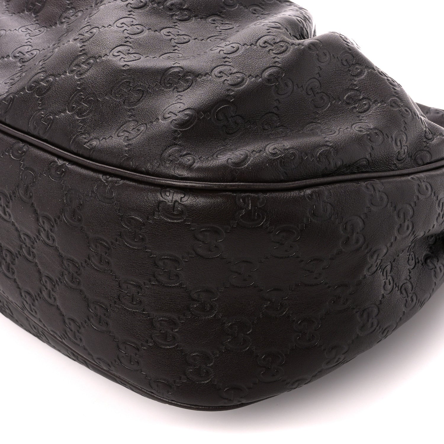 Gucci Guccissima Medium Sukey Hobo Dark Brown 10 of 11
