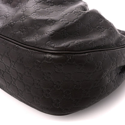 Gucci Guccissima Medium Sukey Hobo Dark Brown 10 of 11