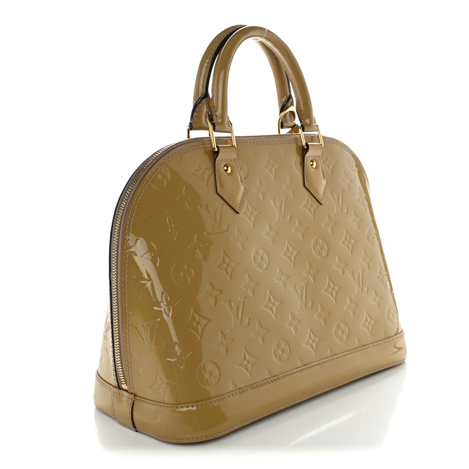 Louis Vuitton Vernis Alma PM Dune 3 of 11