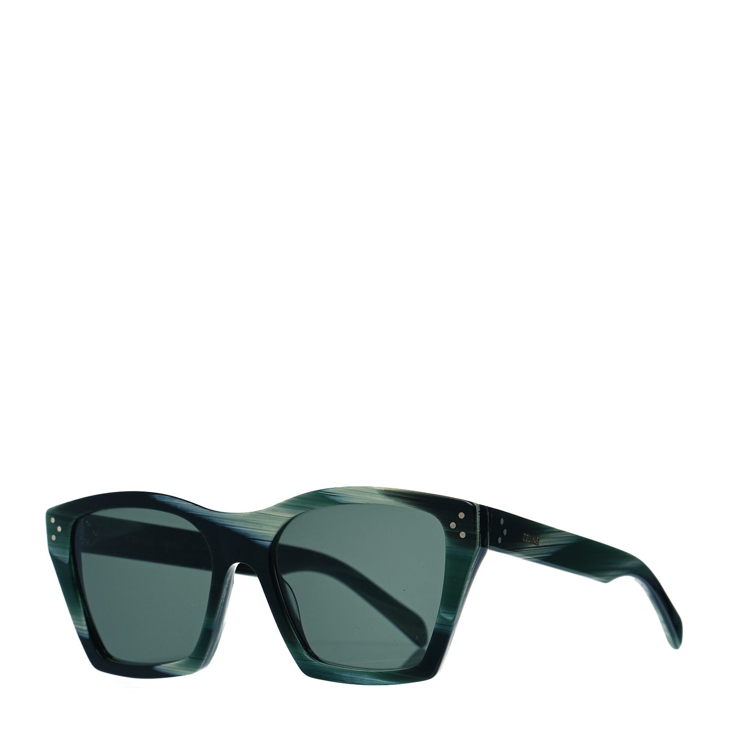 Acetate Polarized Square Sunglasses CL40090I Green