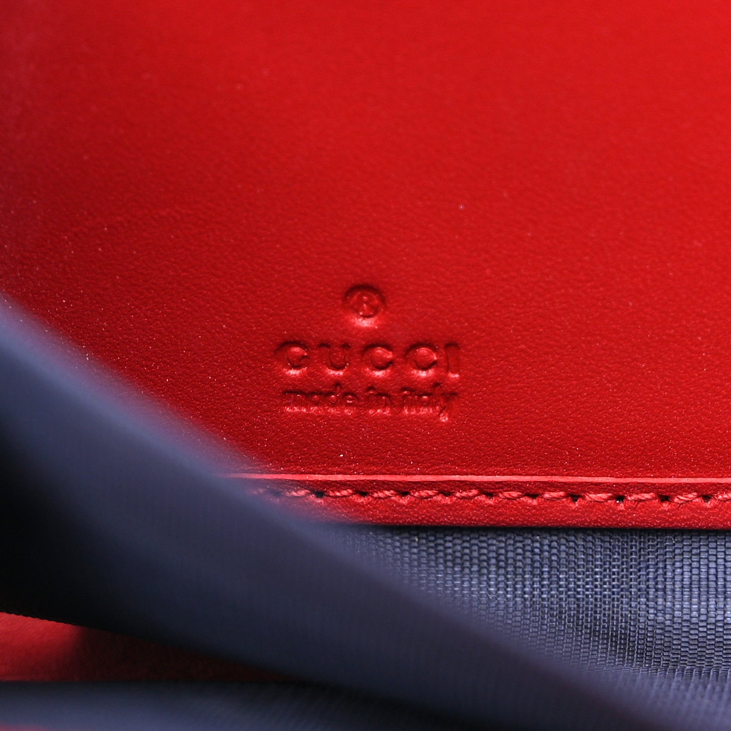 GG Supreme Monogram Blooms Zip Around Wallet Blue Red