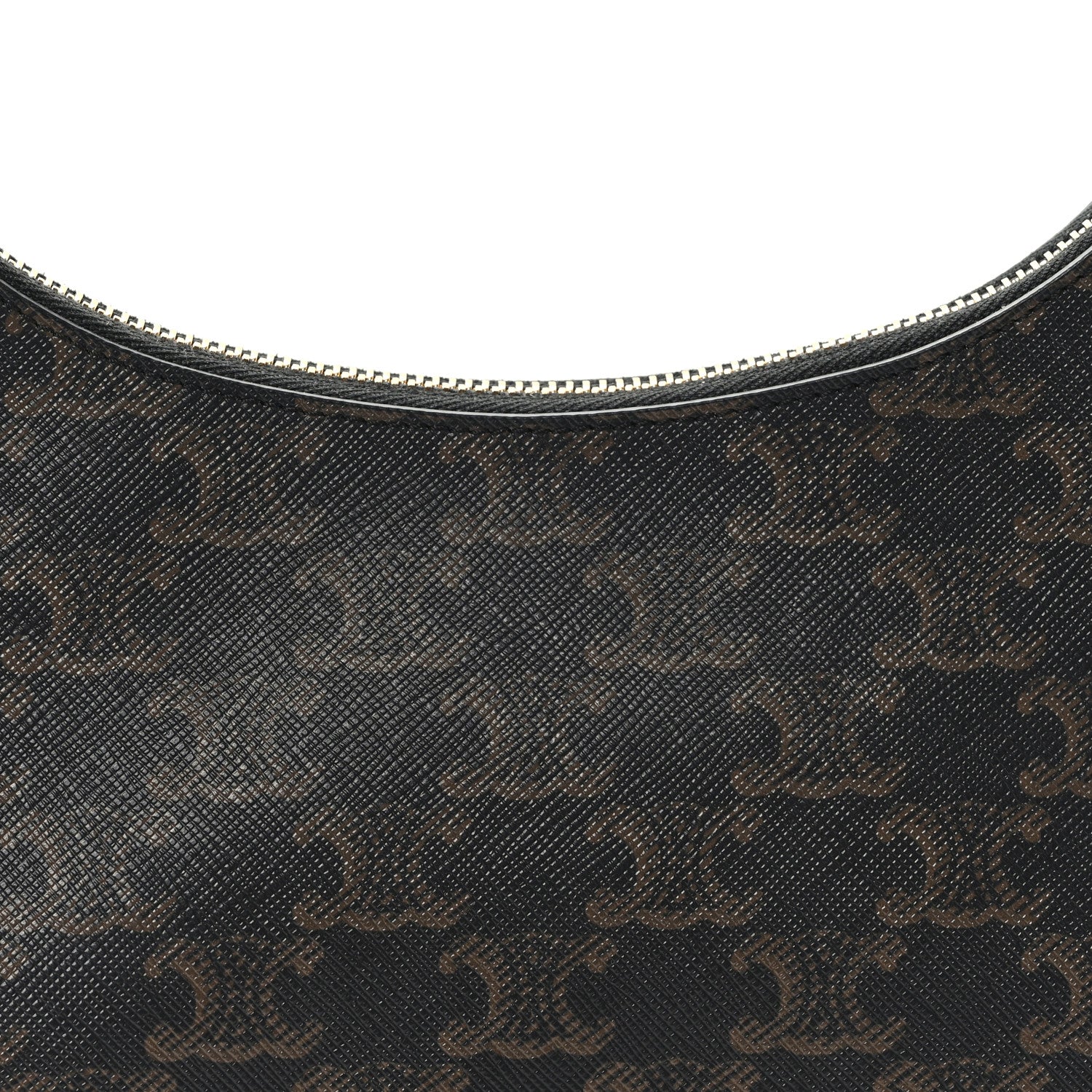 Celine Triomphe Canvas Calfskin Ava Shoulder Bag Tan 8 of 10