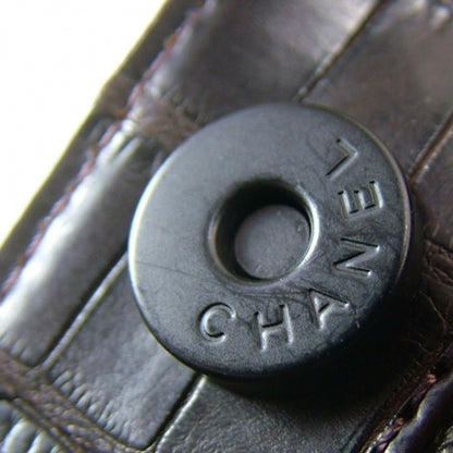 Chanel Matte Alligator Petit Shopper Cocoa 9 of 11