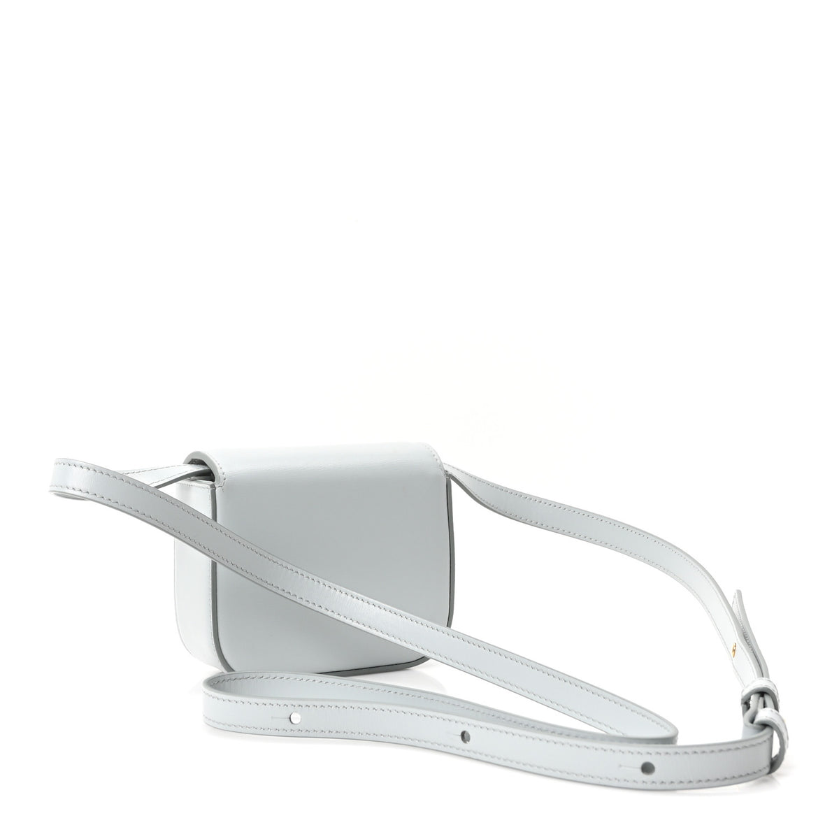Celine Shiny Calfskin Mini Triomphe Ice Blue 2 of 10