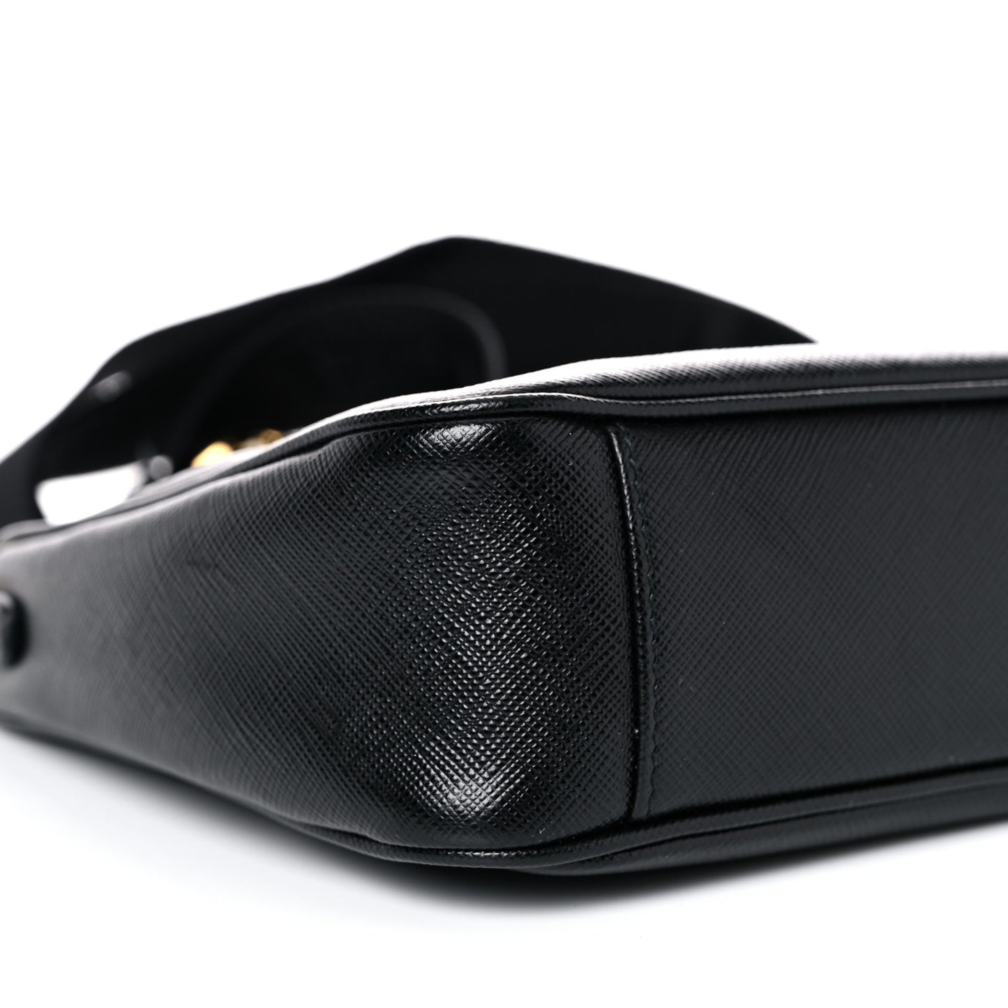 Saffiano Lux Re-Edition 2005 Shoulder Bag Black