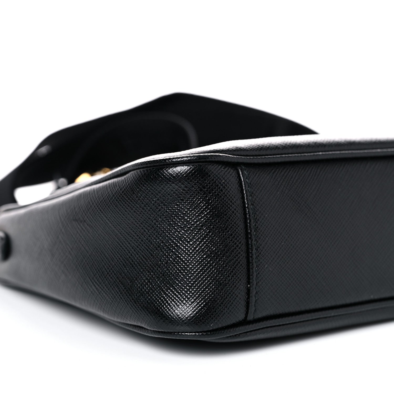 Prada Saffiano Lux Re-Edition 2005 Shoulder Bag Black 6 of 7