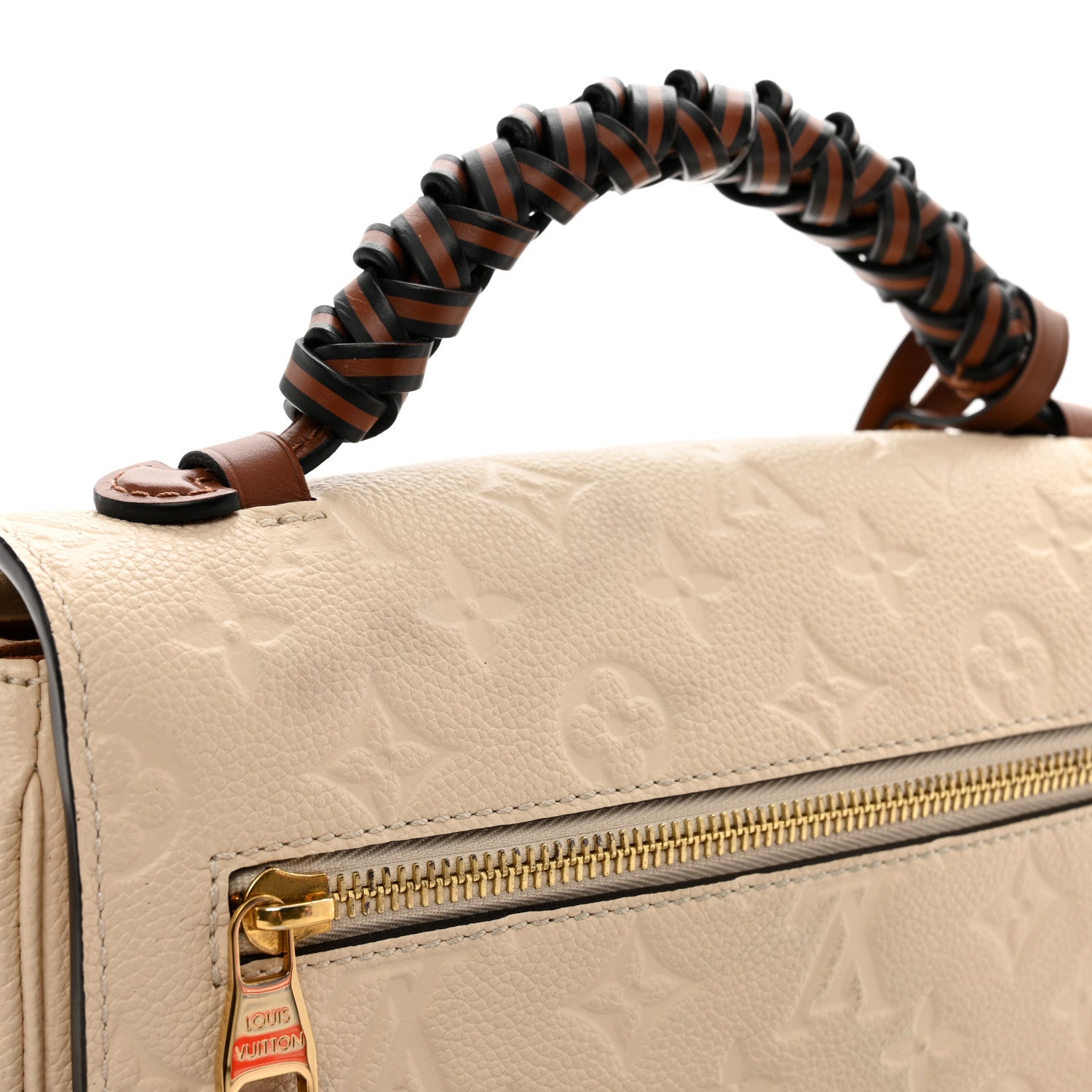 Louis Vuitton Empreinte Braided Pochette Metis Creme Beige Caramel 11 of 13