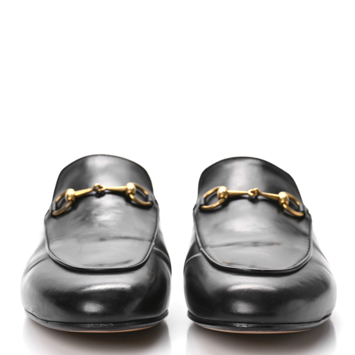 Gucci Calfskin Womens Princetown Slippers 40 Black 5 of 11