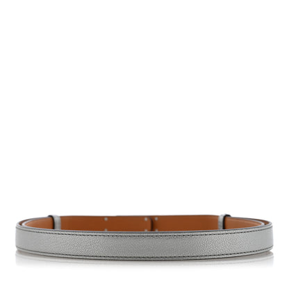 Hermes Metallic Chevre Chamkilight Kelly Belt Argent 2 of 3