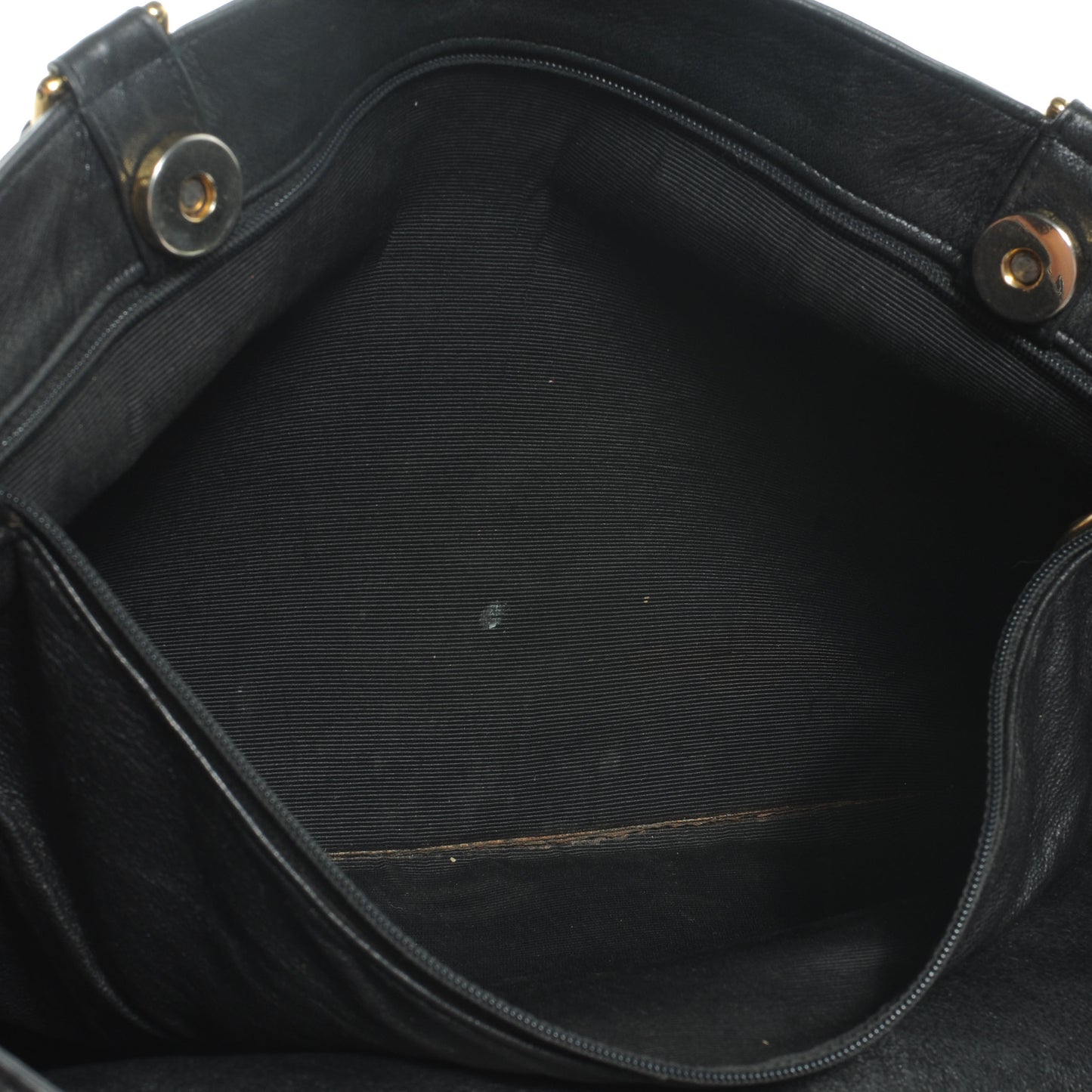 Lambskin Jumbo Shoulder Bag Black