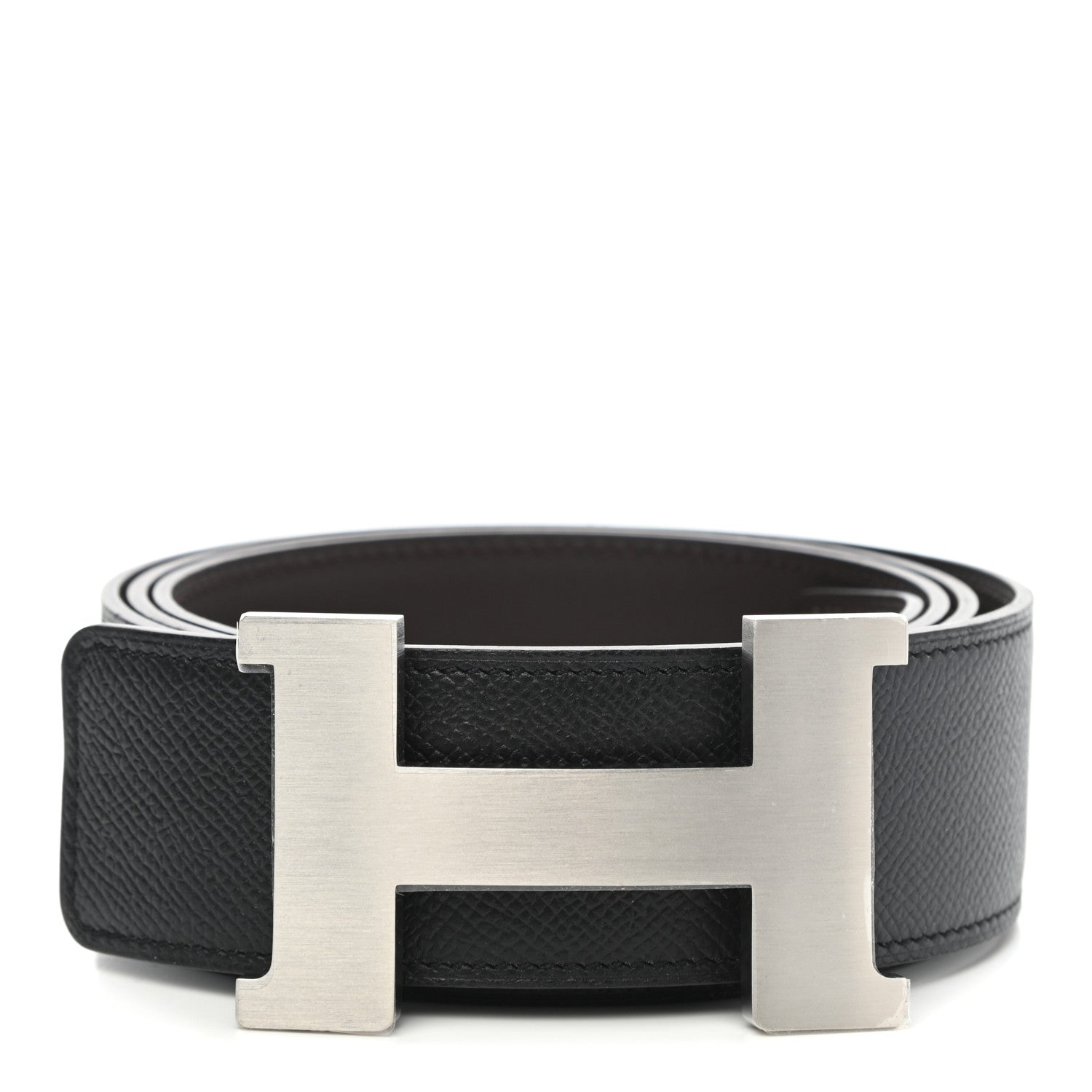Hermes Epsom 42mm Constance H Belt 105 Black Havane 1 of 6