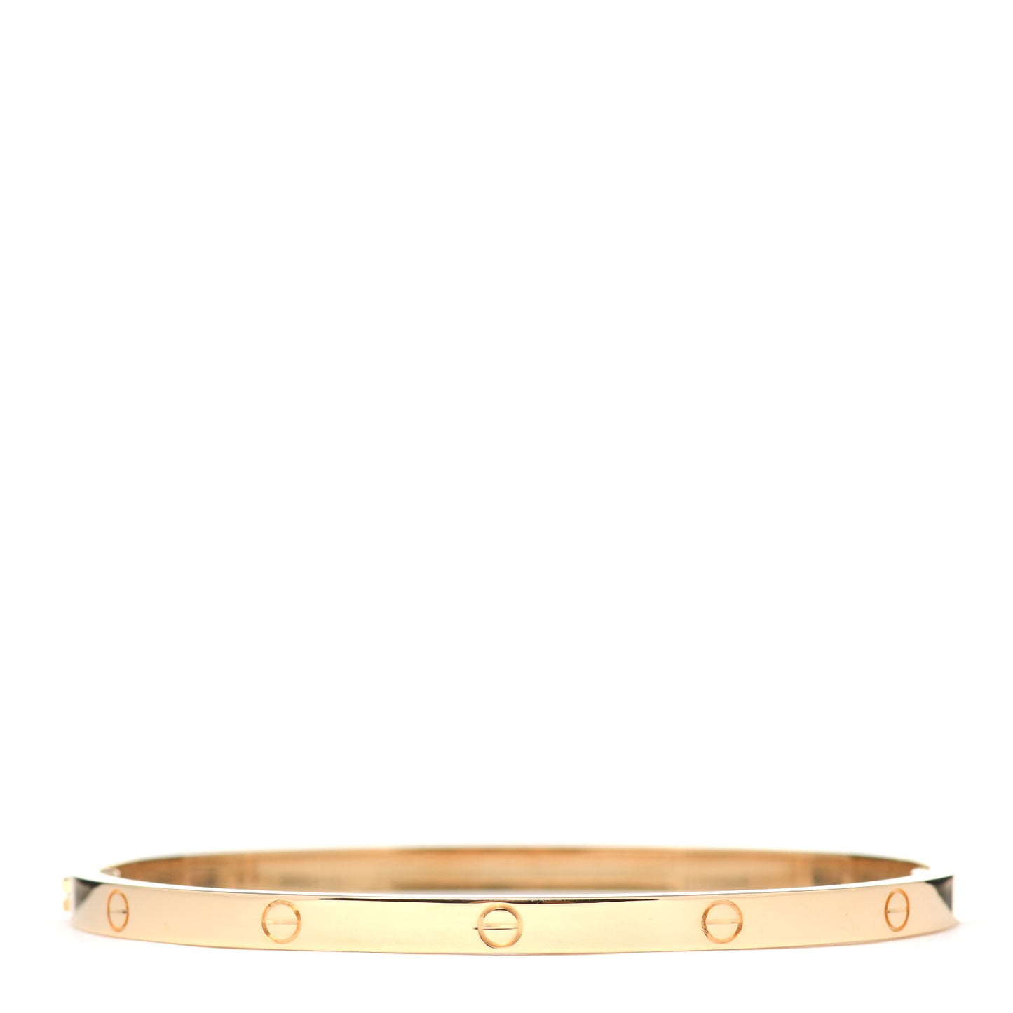 18K Yellow Gold Small LOVE Bracelet 17