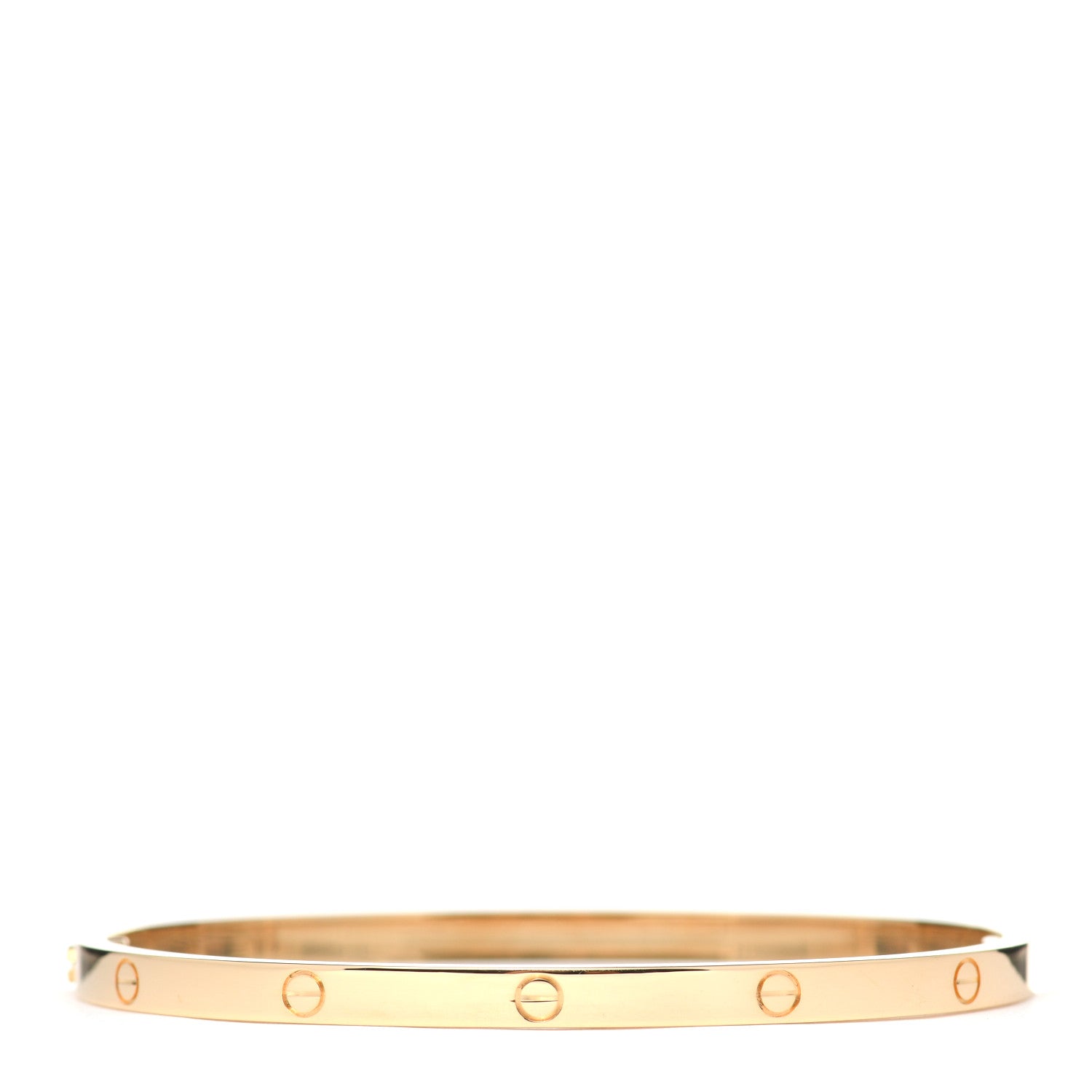 Cartier 18K Yellow Gold Small LOVE Bracelet 17 3 of 5