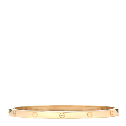 Cartier 18K Yellow Gold Small LOVE Bracelet 17 3 of 5