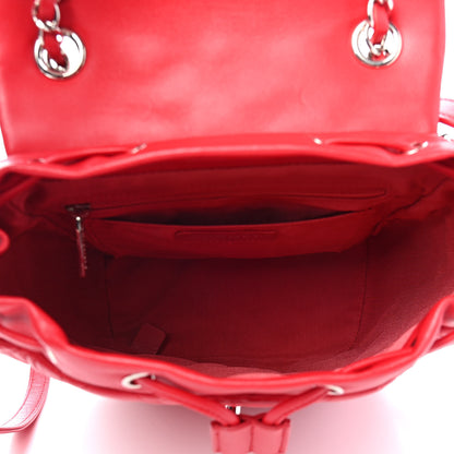 Chanel Lambskin Quilted Small Urban Spirit Backpack Red 5 of 10