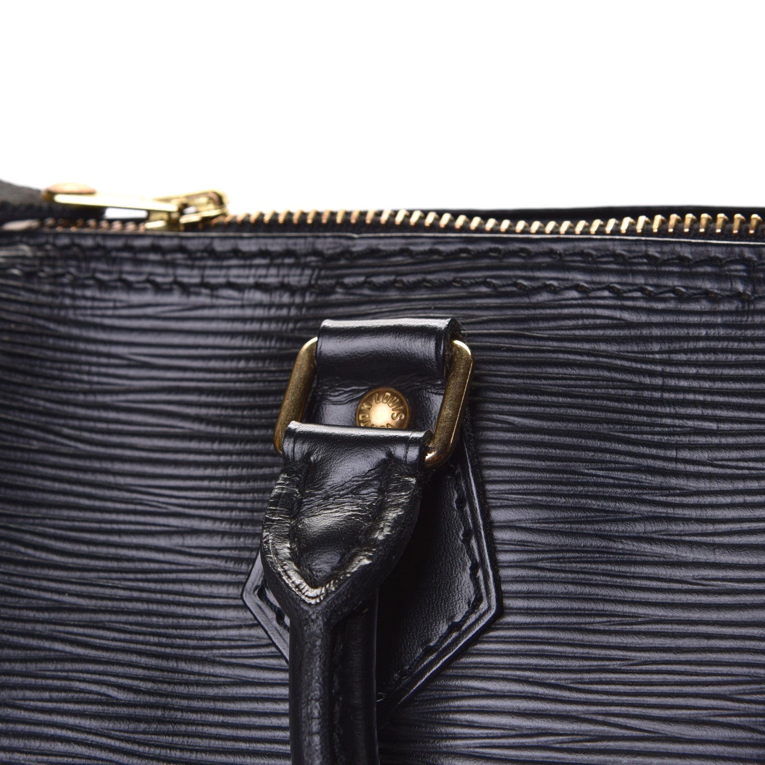 Louis Vuitton Epi Speedy 25 Black 9 of 10