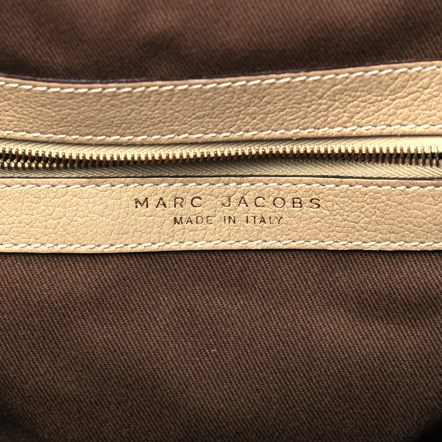 Marc Jacobs Calfskin Quilted Stam Camel 5 of 8