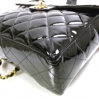 Chanel Patent Quilted Backpack Black 6 of 14