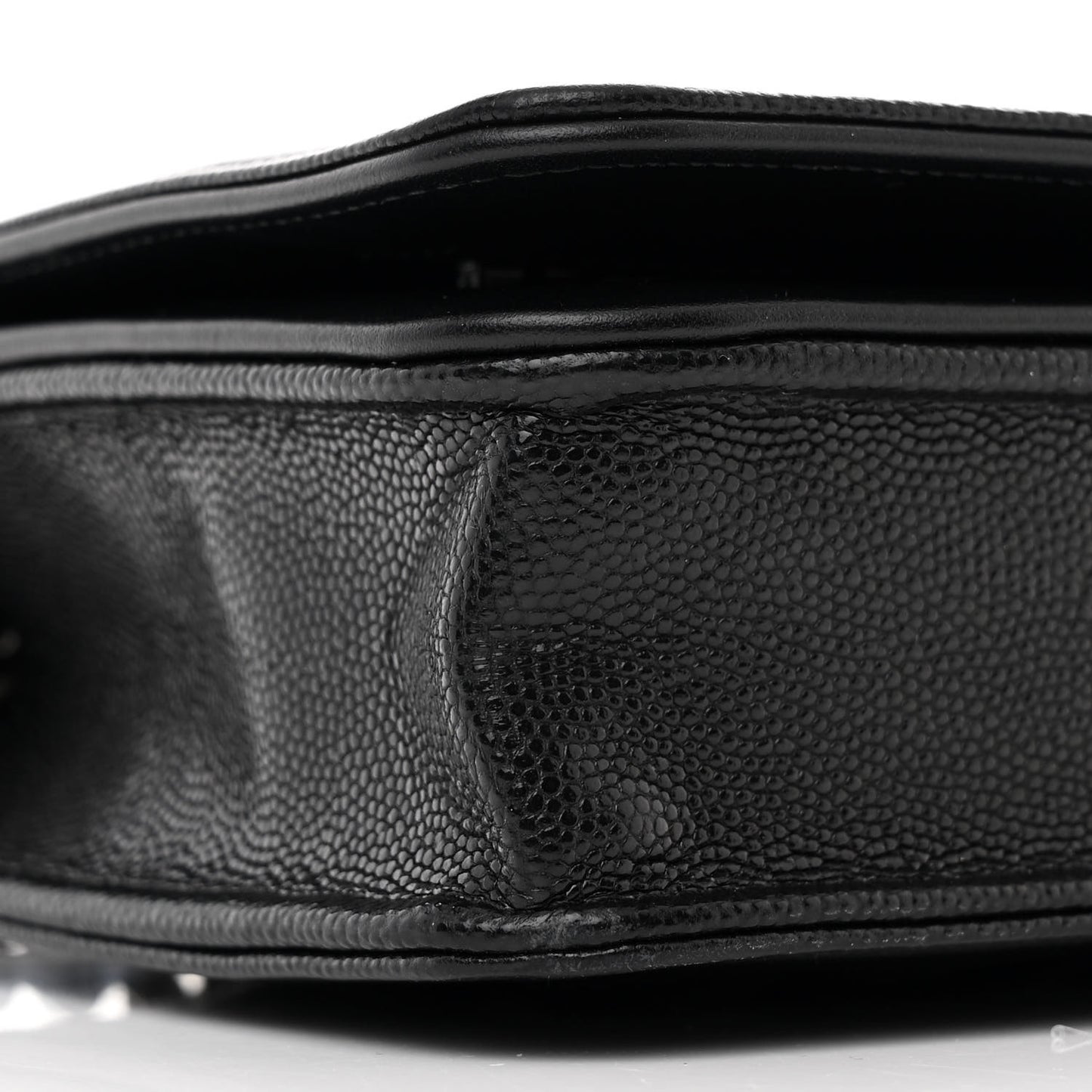 Caviar Quilted Boy Wallet On Chain WOC Black