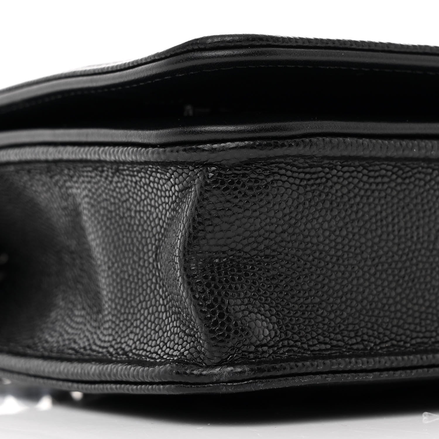 Chanel Caviar Quilted Boy Wallet On Chain WOC Black 10 of 13