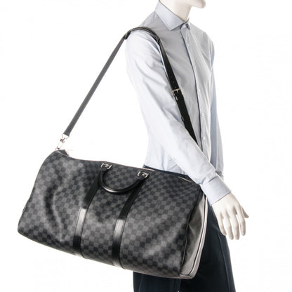 Louis Vuitton Damier Graphite Keepall Bandouliere 55 2 of 7
