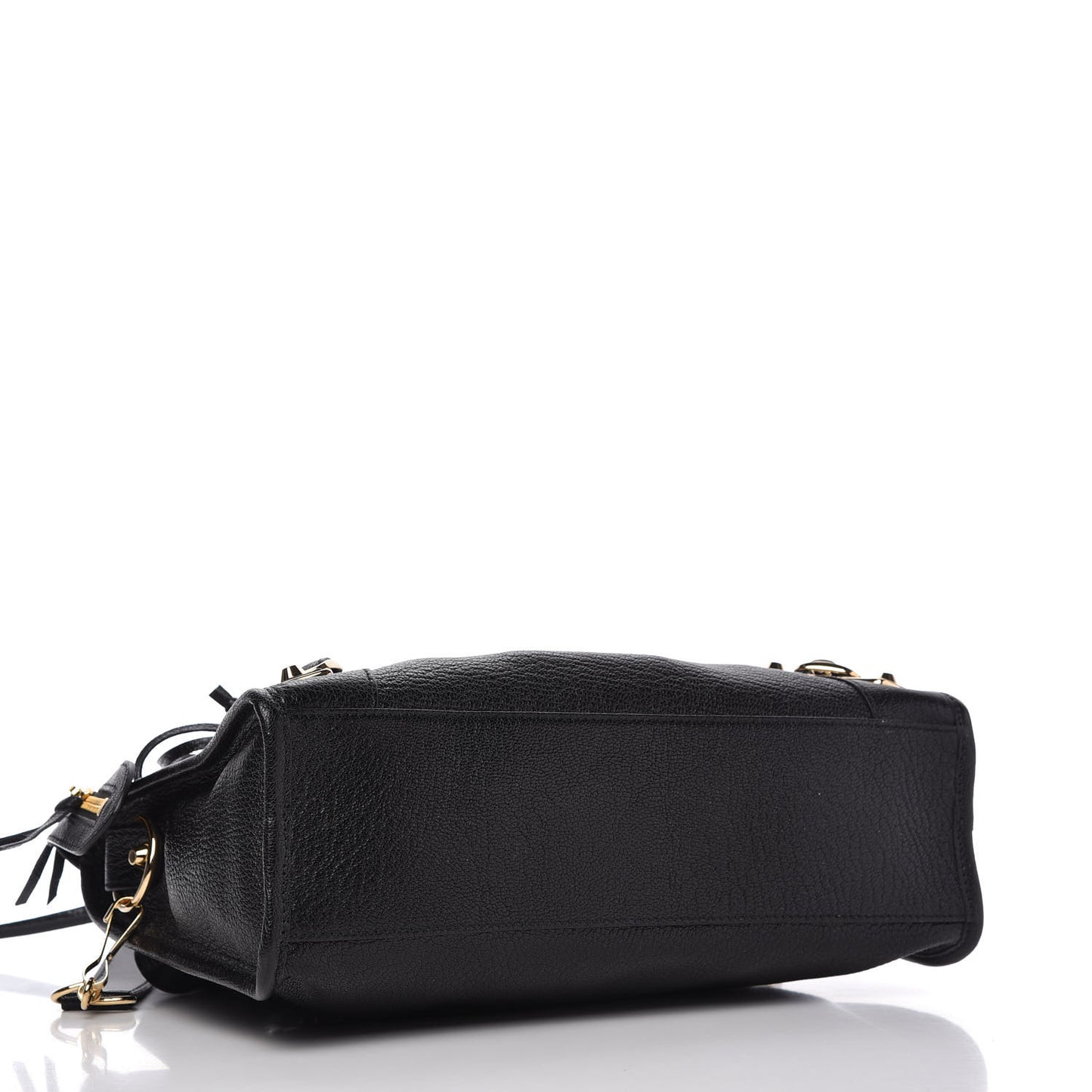 Chevre Gold Metallic Edge Hardware City Black