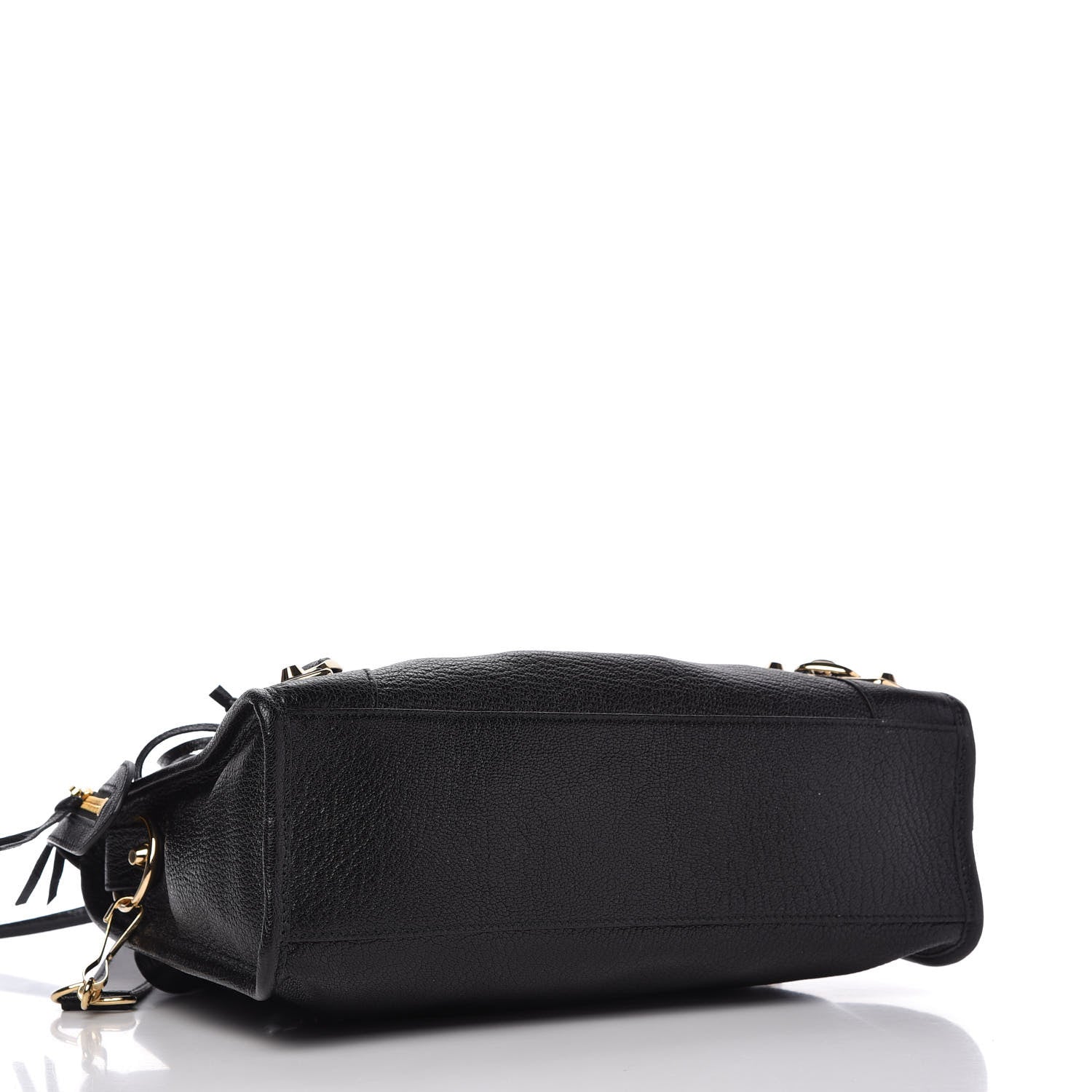 Balenciaga Chevre Gold Metallic Edge Hardware City Black 4 of 10