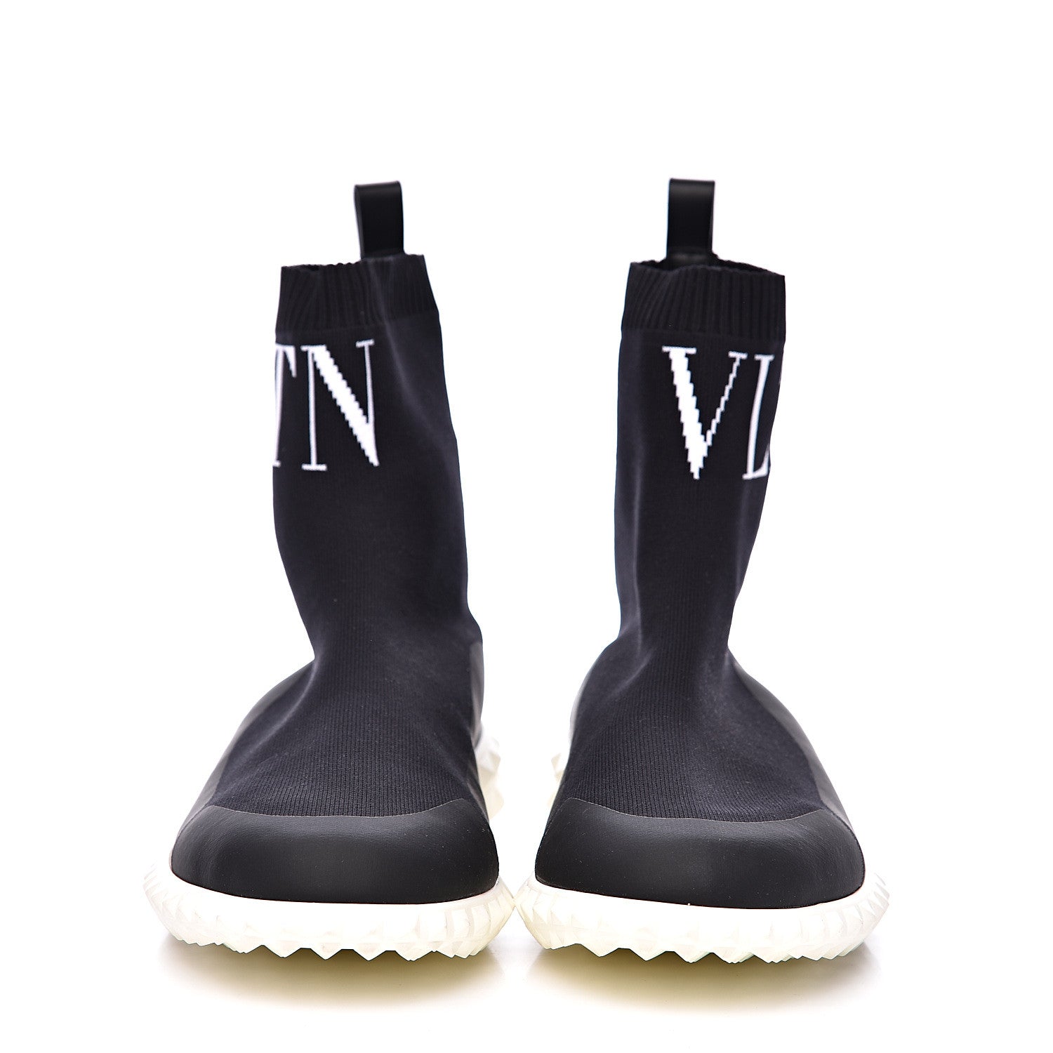 Valentino Garavani Stretch Knit VLTN Sock Sneakers 39 Black 2 of 10
