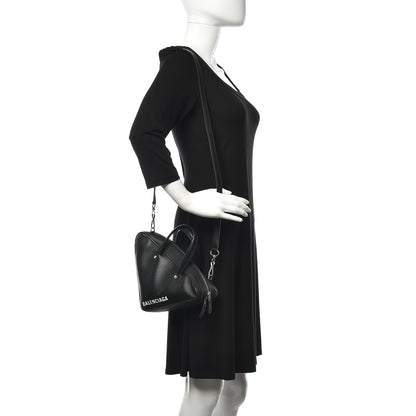 Balenciaga Calfskin XS Triangle Duffle Black 2 of 10