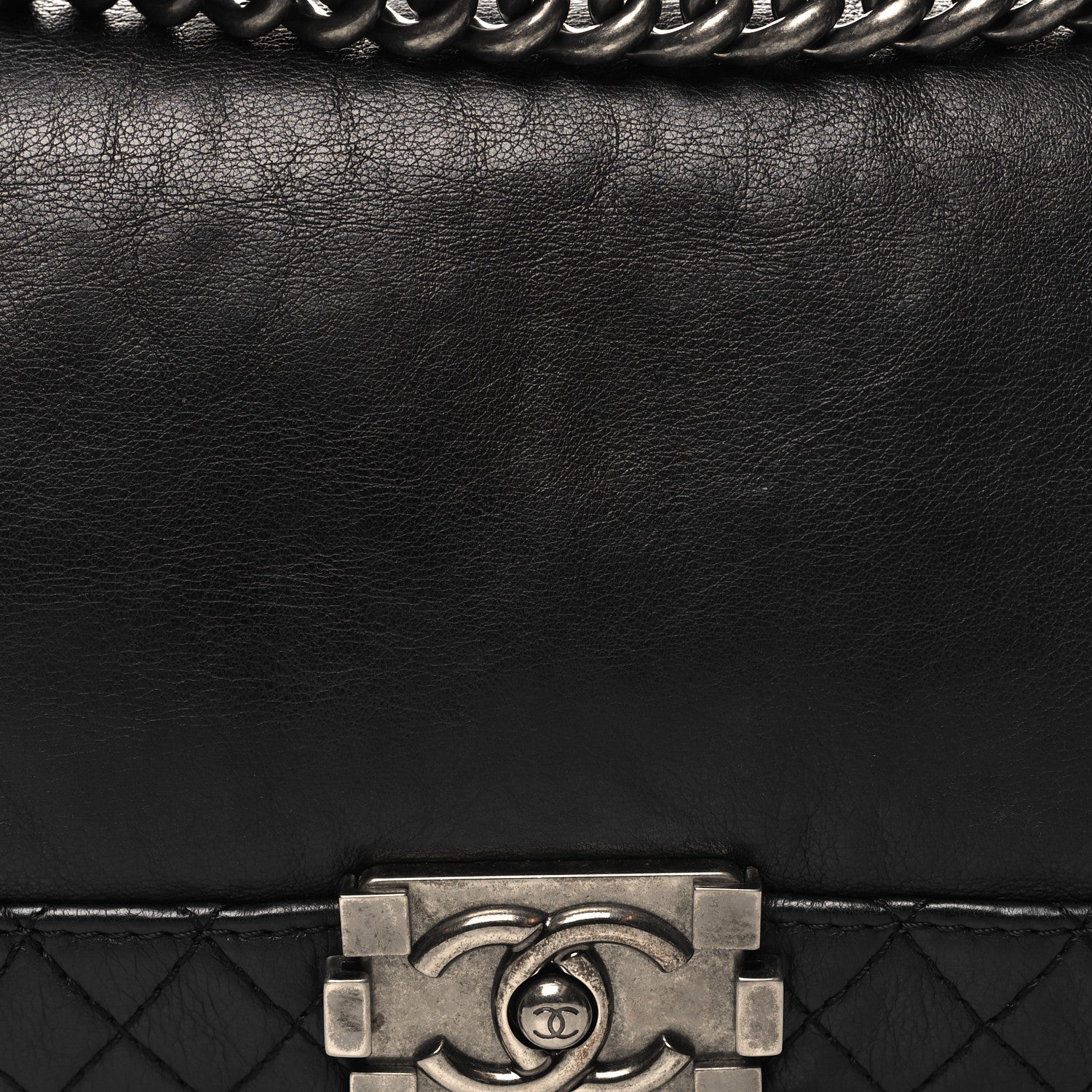 Chanel Calfskin Medium Boy Reverso Flap Black 8 of 10