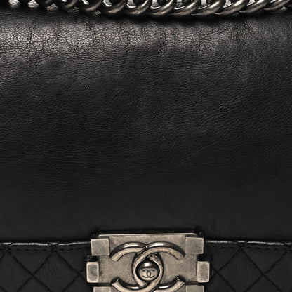 Chanel Calfskin Medium Boy Reverso Flap Black 8 of 10