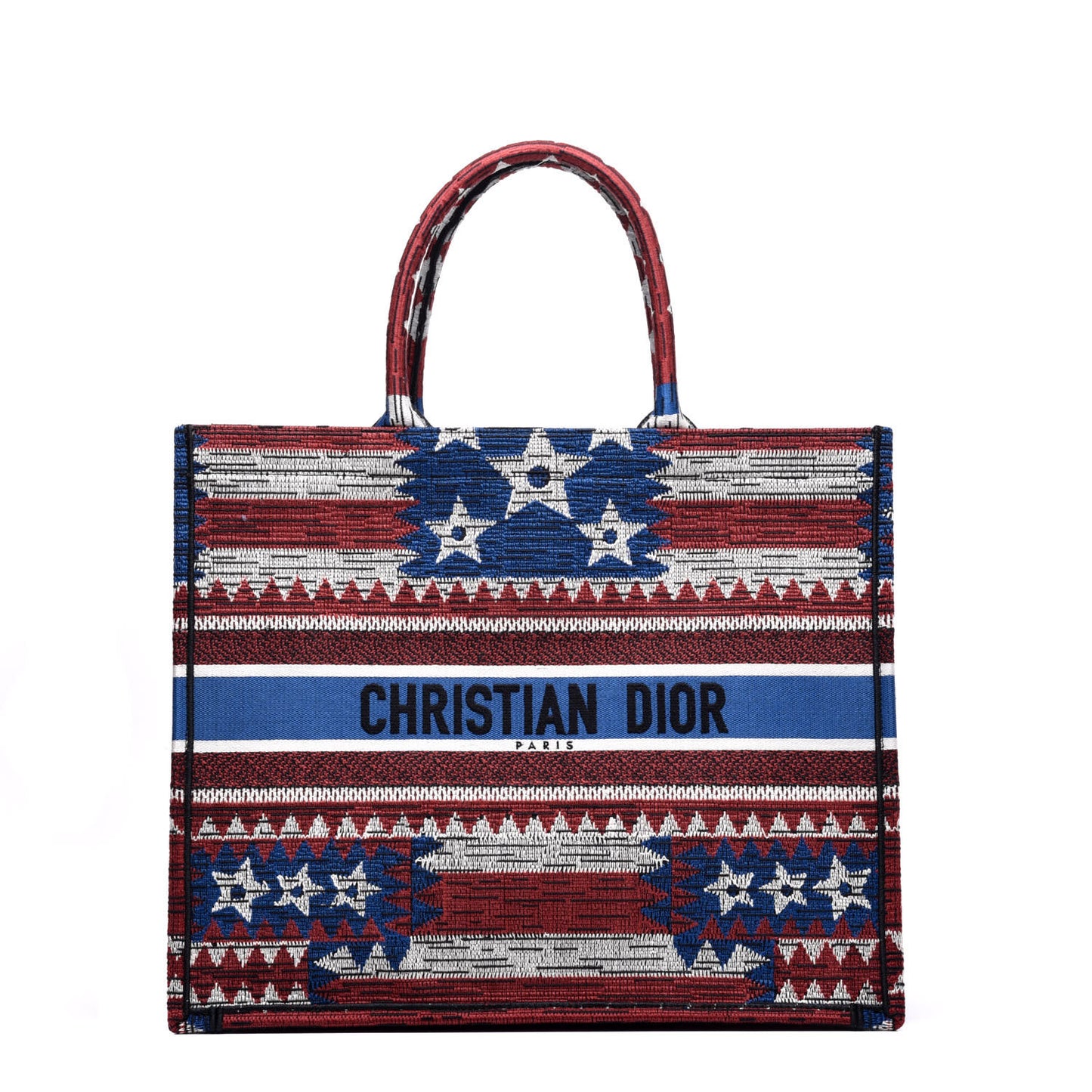 Canvas Embroidered Exclusive US Book Tote Multicolor