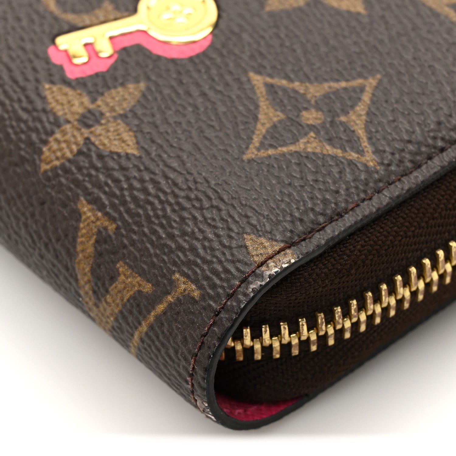Louis Vuitton Monogram LV Love Lock Zippy Wallet 9 of 14