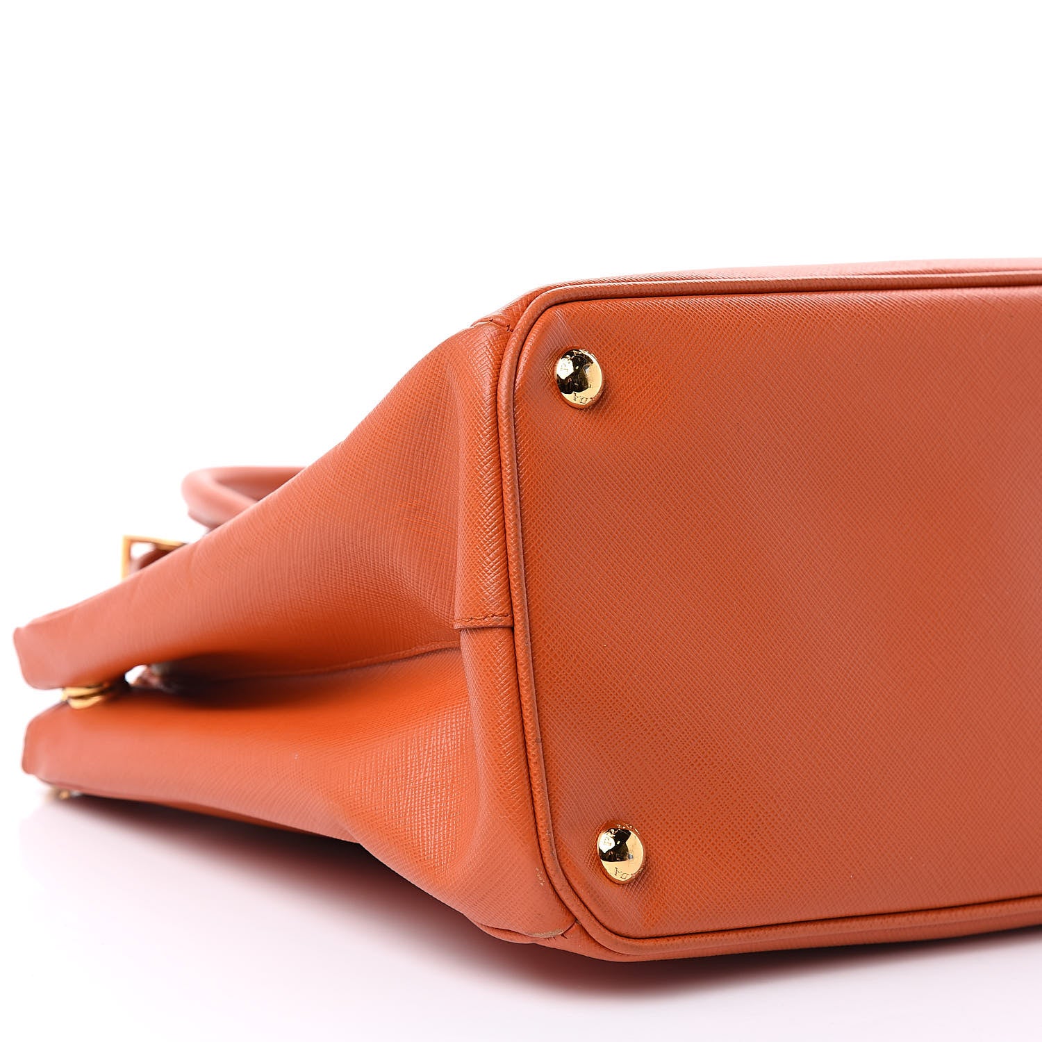 Prada Saffiano Medium Galleria Double Zip Tote Papaya 8 of 15