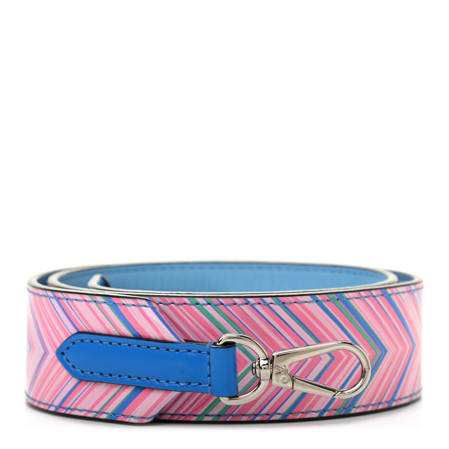 Epi Tropical Bandouliere Shoulder Strap Blue Rose