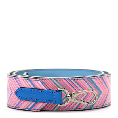 Louis Vuitton Epi Tropical Bandouliere Shoulder Strap Blue Rose 1 of 8