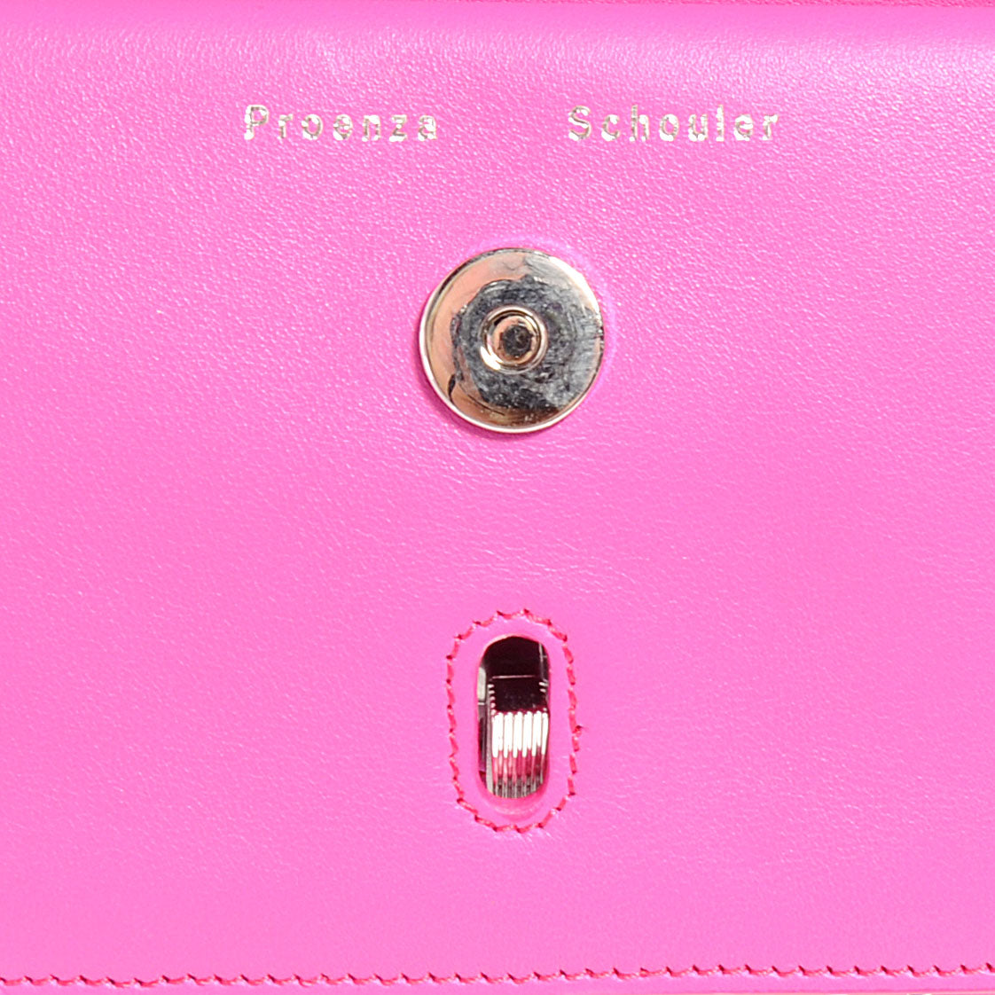 Leather Mini PS11 Classic Shoulder Bag Fuschia