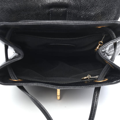 Chanel Caviar CC Backpack Black 5 of 10
