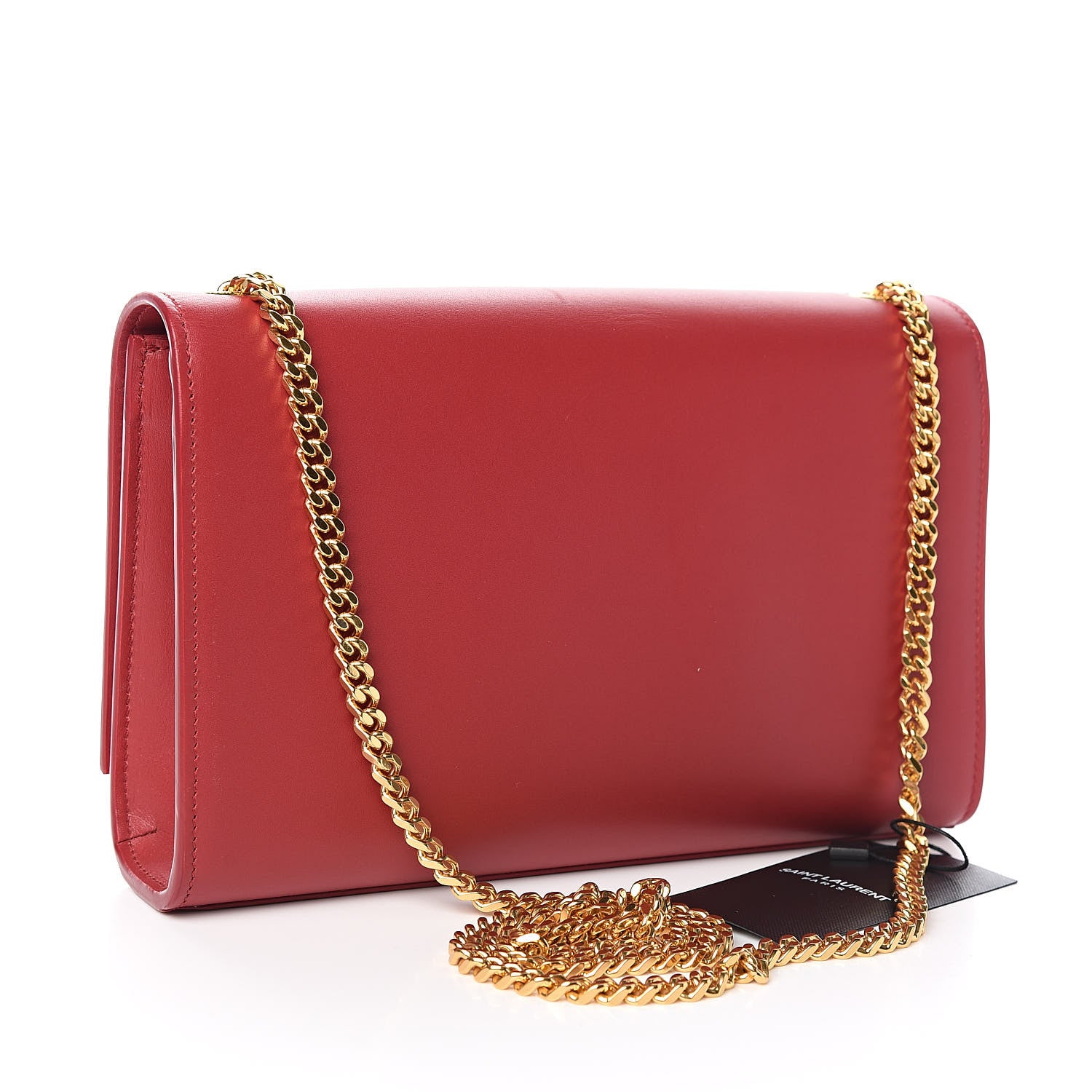 Saint Laurent Smooth Calfskin Medium Classic Monogram Kate Tassel Satchel New Lipstick 3 of 10
