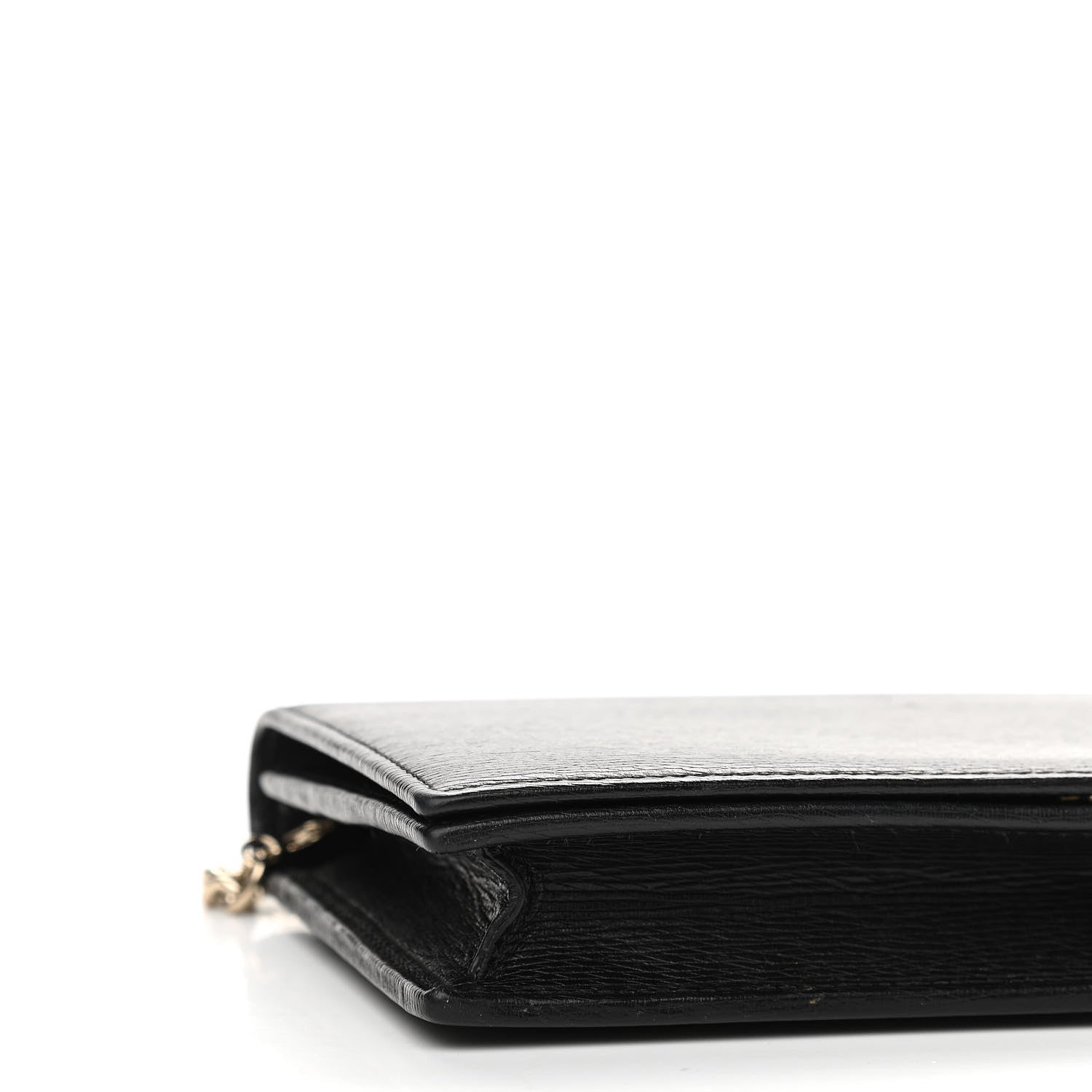 Gucci Textured Calfskin Medium Betty Chain Wallet Black 7 of 9