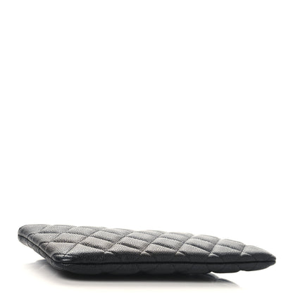 Chanel Caviar Quilted Small Zipped Pouch Black 4 of 7