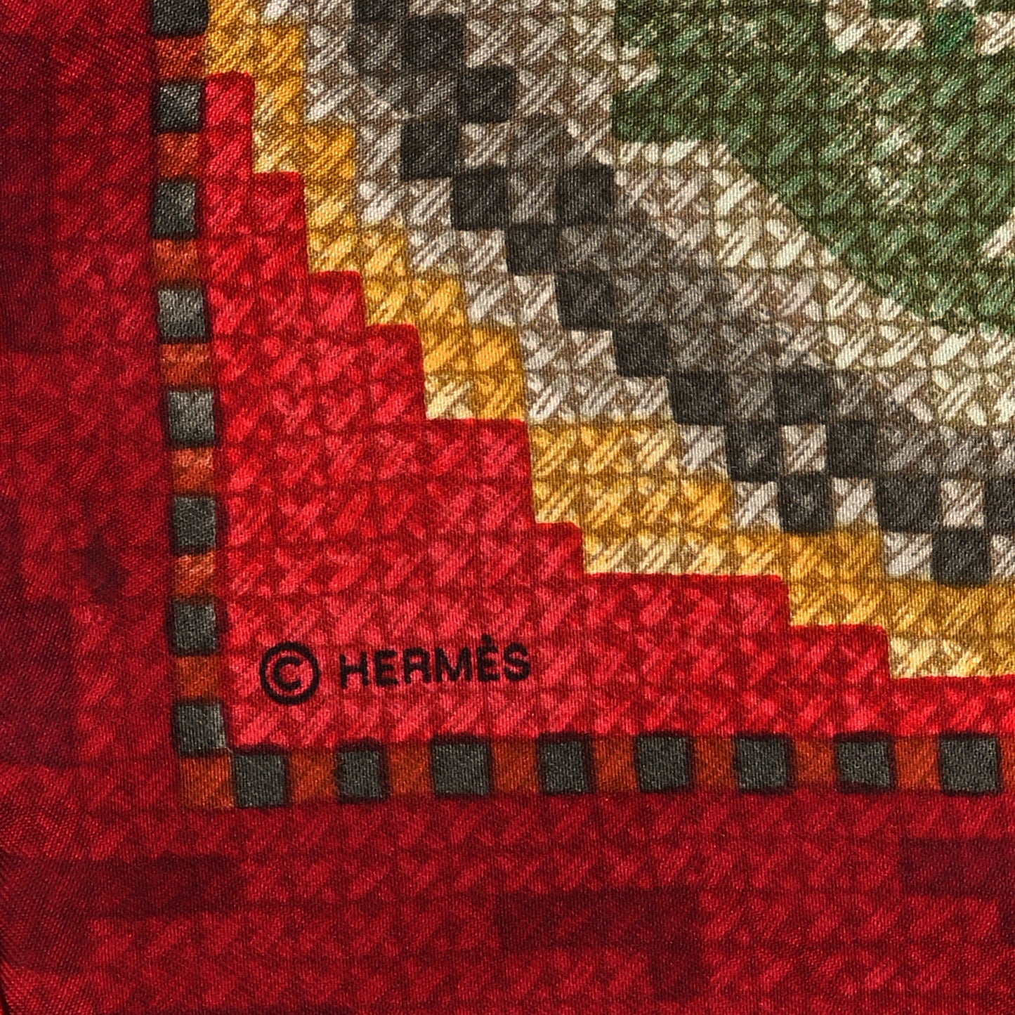 Silk Chevaux De France Scarf 90