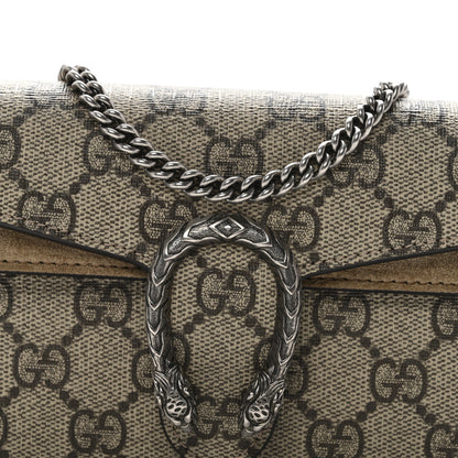 Gucci GG Supreme Monogram Super Mini Dionysus Shoulder Bag Taupe 7 of 10