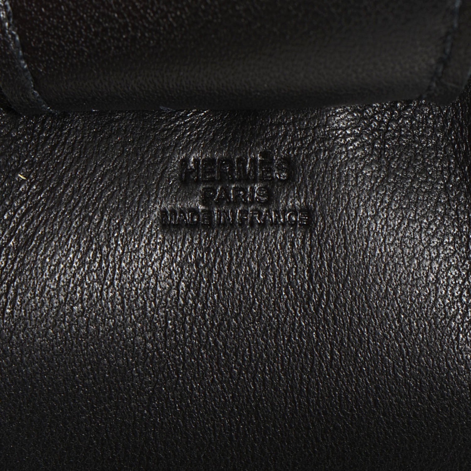 Hermes Milo Lambskin Grigri Rodeo Horse Bag Charm GM So Black 3 of 6