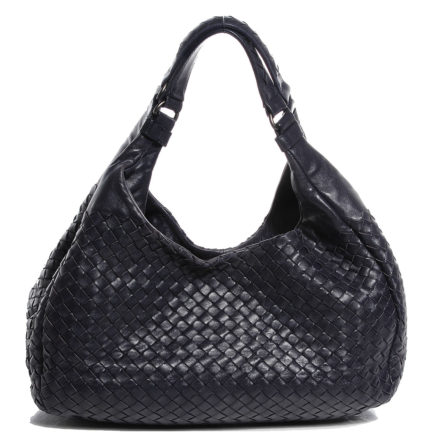 Bottega Veneta Nappa Intrecciato Medium Campana Hobo Ink 1 of 7