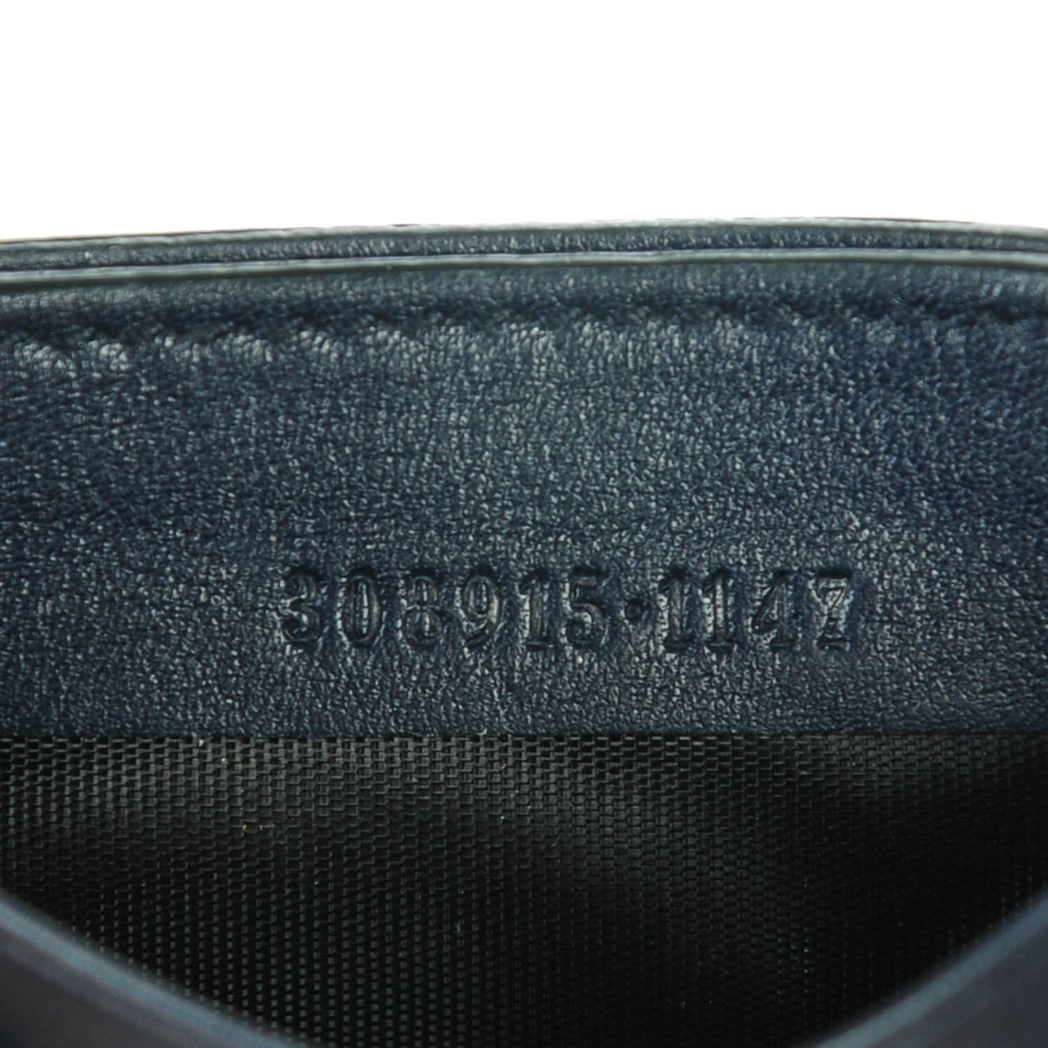 Gucci Micro GG Supreme Monogram Money Clip Navy 7 of 7